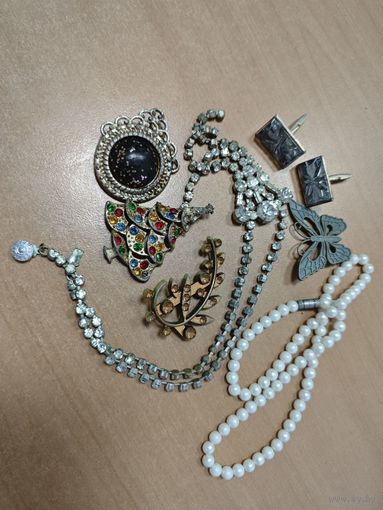 Советская бижутерия лот.
