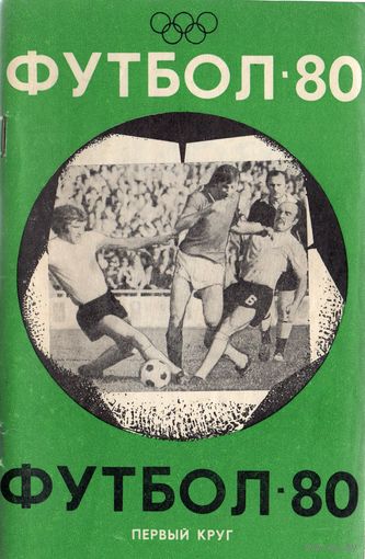 К/с Футбол 1980 - 1 круг. Краснодар.