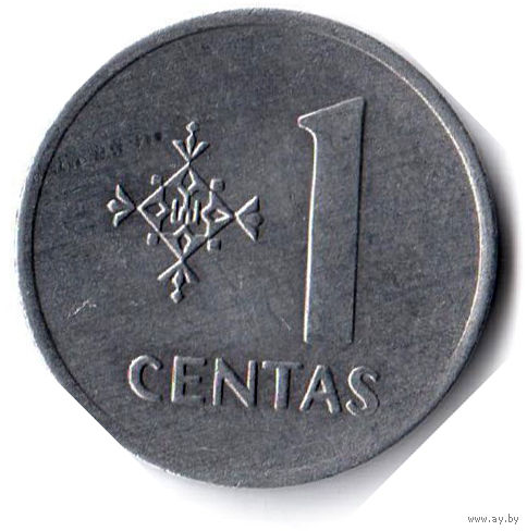 Литва. 1 цент. 1991 г.