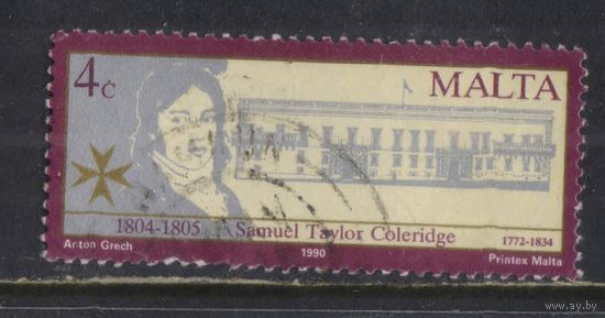 Мальта 1990 Британские писатели амюэл Тейлор Кольридж #837