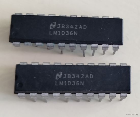 Микросхема LM1036N Двухканальный предварительный усилитель