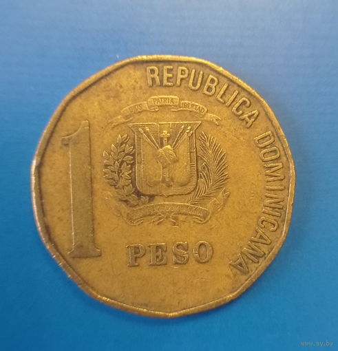 Доминиканская республика 1 песо 1991 год