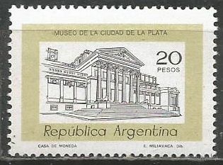 Аргентина. Национальный музей. Ла Плата. 1978г. Mi#1338.