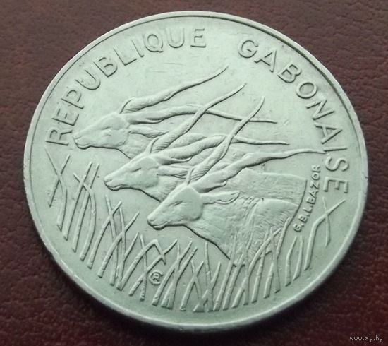 Габон. 100 франков 1977