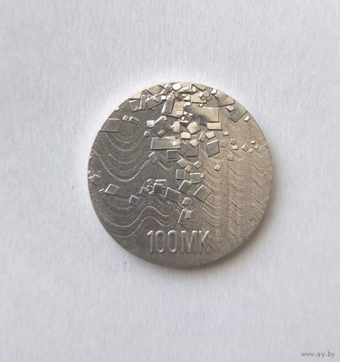 100 марок 1992 Финляндия
