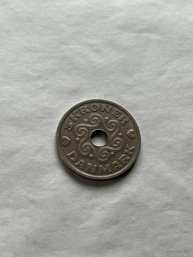 Дания 5 крон 1990