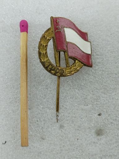 Знак-фрачник. Общество Польско-Советской дружбы. тяжёлый