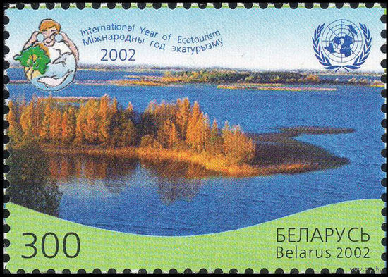 Международный год экотуризма Беларусь 2002 год (491) серия из 1 марки