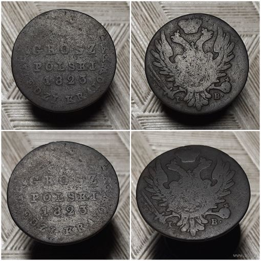 1 грош Z MIEDZI KRAIOWEY 1823 года.