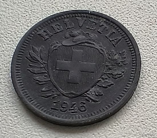 Швейцария 1 раппен, 1946  3-15-14