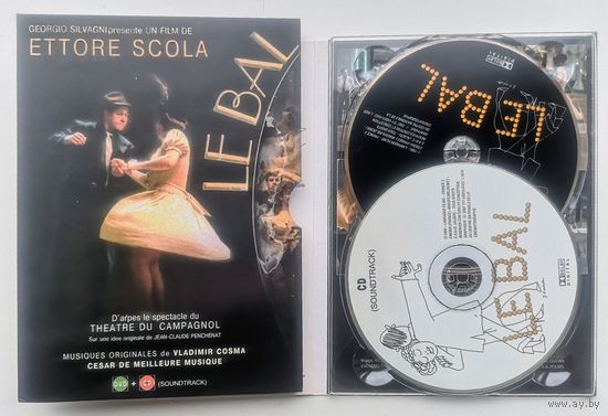Бал.LE BAL. Этторе Скола. Ettore Scola. 1983. Комплект  из DVD и audio  CD