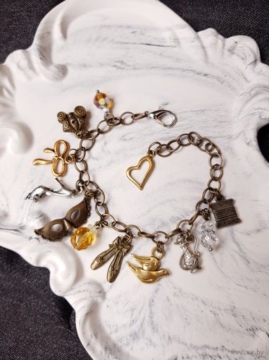 Браслет с подвесками по сказке "Золушка"