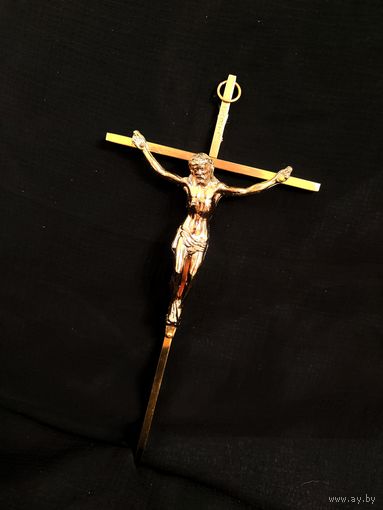 Бронзовый крест подвесной INRI