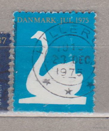 Птицы Фауна Дания 1975 год лот 1072 РОЖДЕСТВЕНСКАЯ