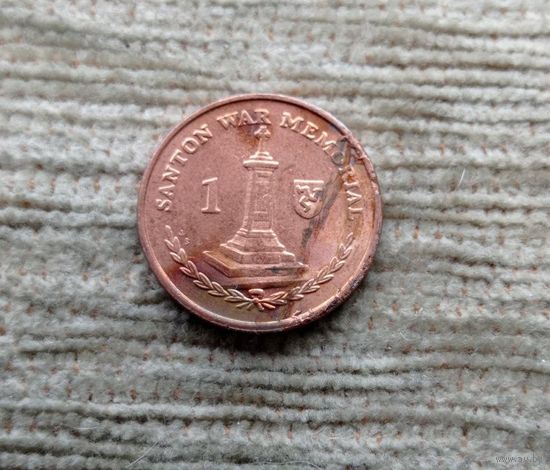Werty71 Мэн 1 пенни 2016 мемориал Саттона