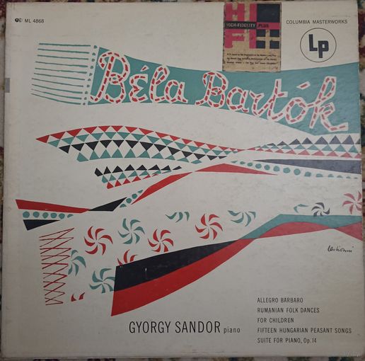 Gyorgy Sandor – Bela Bartok - Piano Music