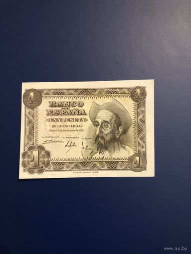 1 песета Испания 1951 г.