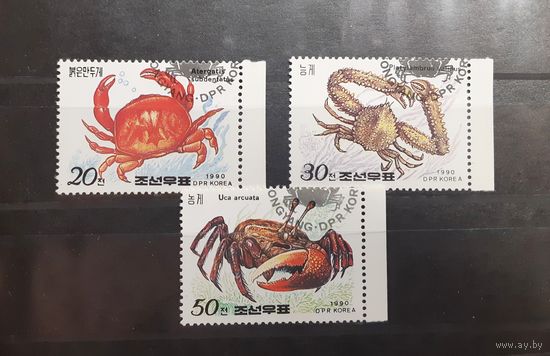 Корея. 1990 год. Фауна. Крабы (5)