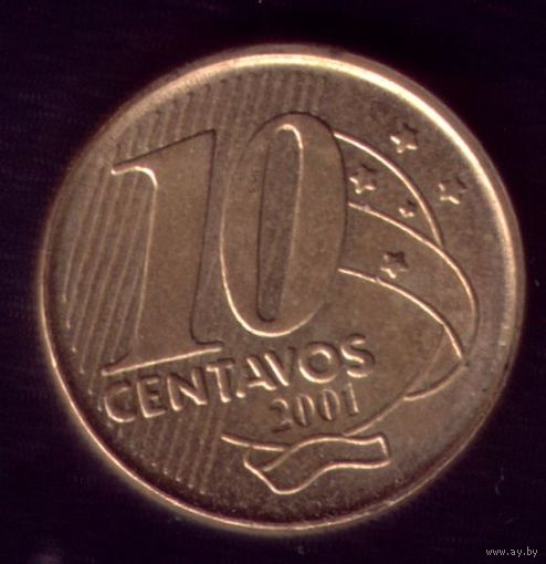 10 сентавуо 2001 год Бразилия 2