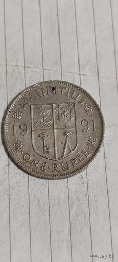 Маврикий 1 рупе 1991