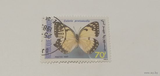 Джибути 1989. Бабочка