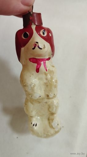 Игрушка ёлочная Соака (под РЕСТАВРАЦИЮ), стекло. СССР