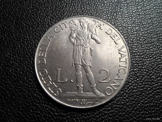 Ватикан 2 лиры 1941 состояние