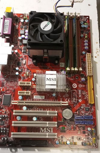 Материнская плата MSI K9N NEO V3. Рабочая полностью, без проблем. DDR2