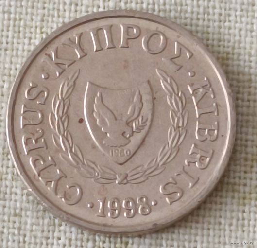 Кипр. 1 цент 1988 года.