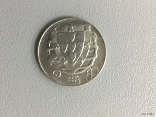 Португалия 2.5 эскудо 1951