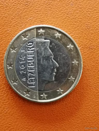 Люксембург 1 евро, 2014 год, KM# 80