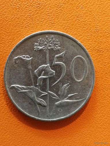 ЮАР 50 центов, 1987 год, KM# 87
