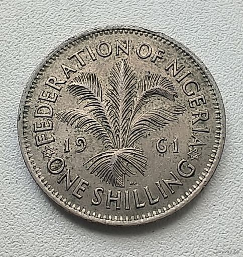 Нигерия 1 шиллинг 1961  2-3-8