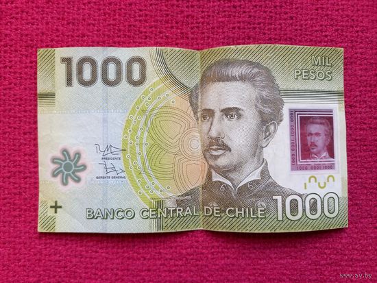 Чили 1000 песо 2013 г.