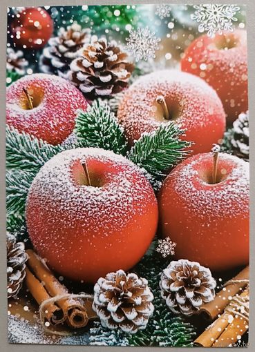 С Новым Годом! Открытка, глянец