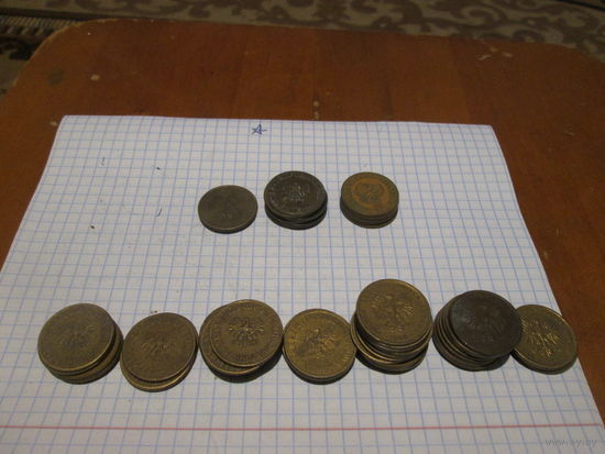 5 злотых.Польша.Цена за шт.
