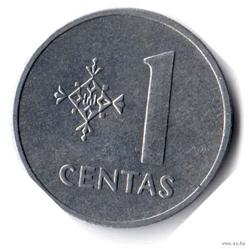 Литва. 1 цент. 1991 г.