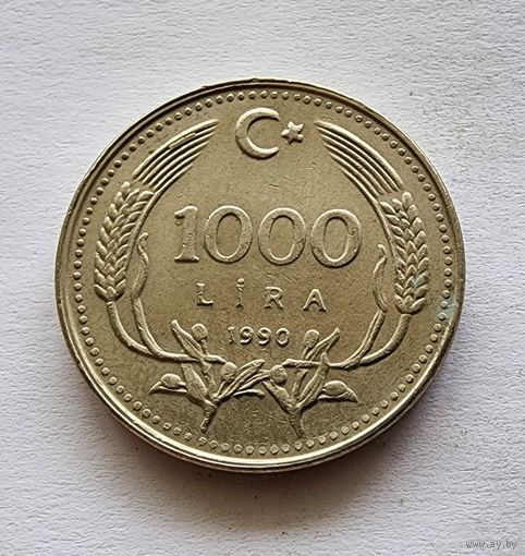 Турция 1.000 лир, 1990