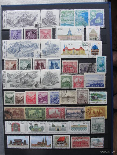 Продажа коллекции с 1 рубля! Культура и искусство на почтовых марках мира.