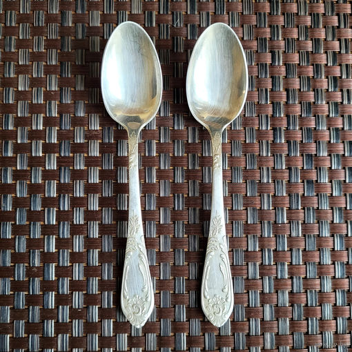 Ложки чайные ЗиШ "Классик", мельхиор, 2 шт. одним лотом.