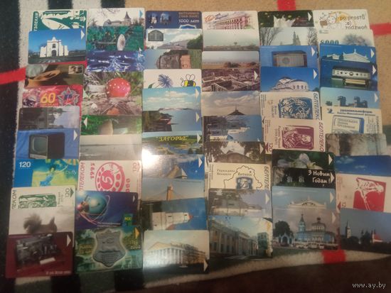 Карты телефонные 61 шт