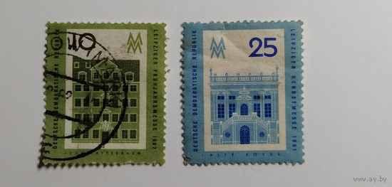 ГДР 1961. Лейпцигская осенняя ярмарка. Полная серия