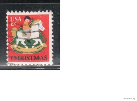 США-1978, (Мих.1369) , гаш. , Рождество
