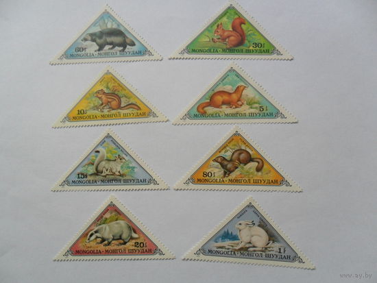 Монголия, фауна 1973г