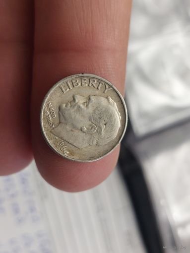 10 центов сша 1964