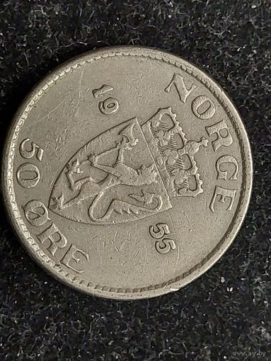 50 оре норвегия 1955