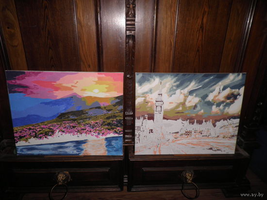 Картины 2 шт.Х/М.Н/Х.С рубля.