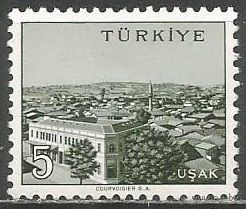 Турция. Город Ушак. 1960г. Mi#1748.
