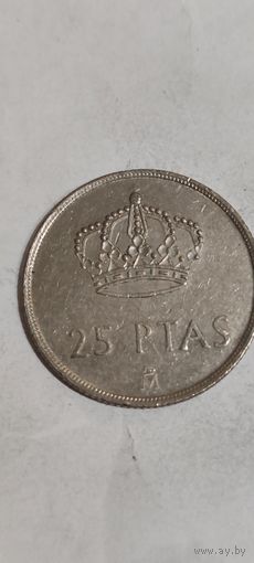 Испания 25 песет 1984