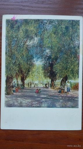 Соцреализм 1950. Бродский. Аллея парка